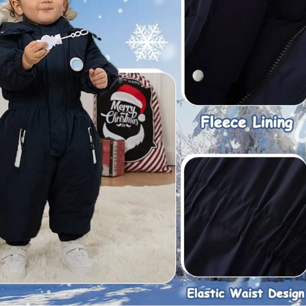 MURMURBEAR One Piece Hooded‎ Snowsuits